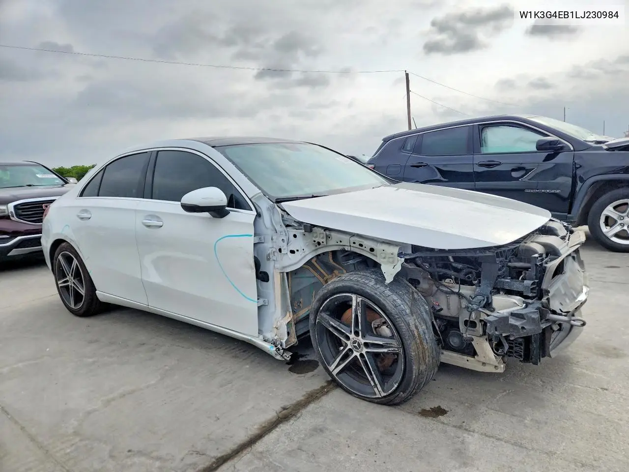 2020 Mercedes-Benz A 220 VIN: W1K3G4EB1LJ230984 Lot: 53442466