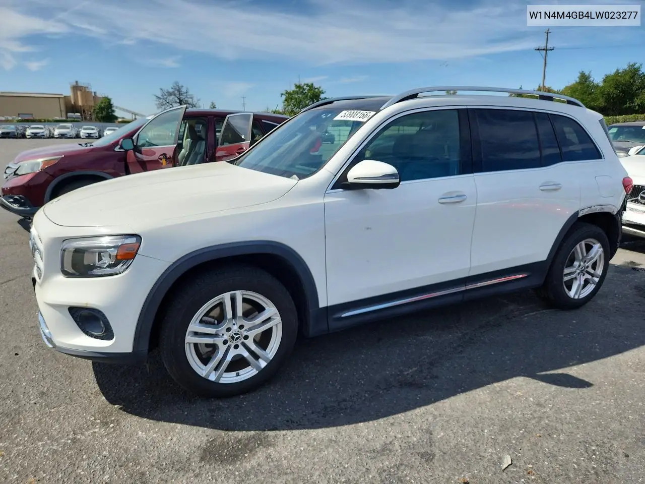 2020 Mercedes-Benz Glb 250 VIN: W1N4M4GB4LW023277 Lot: 53908166