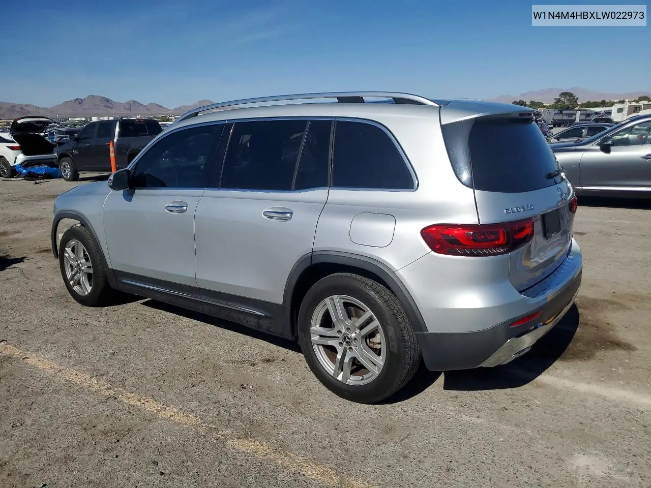 2020 Mercedes-Benz Glb 250 4Matic VIN: W1N4M4HBXLW022973 Lot: 54534406