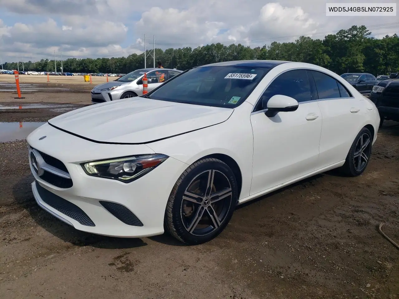 2020 Mercedes-Benz Cla 250 VIN: WDD5J4GB5LN072925 Lot: 55175596