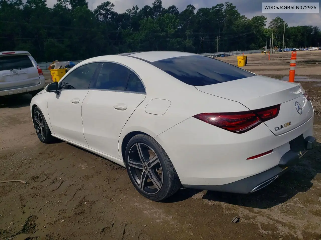 2020 Mercedes-Benz Cla 250 VIN: WDD5J4GB5LN072925 Lot: 55175596