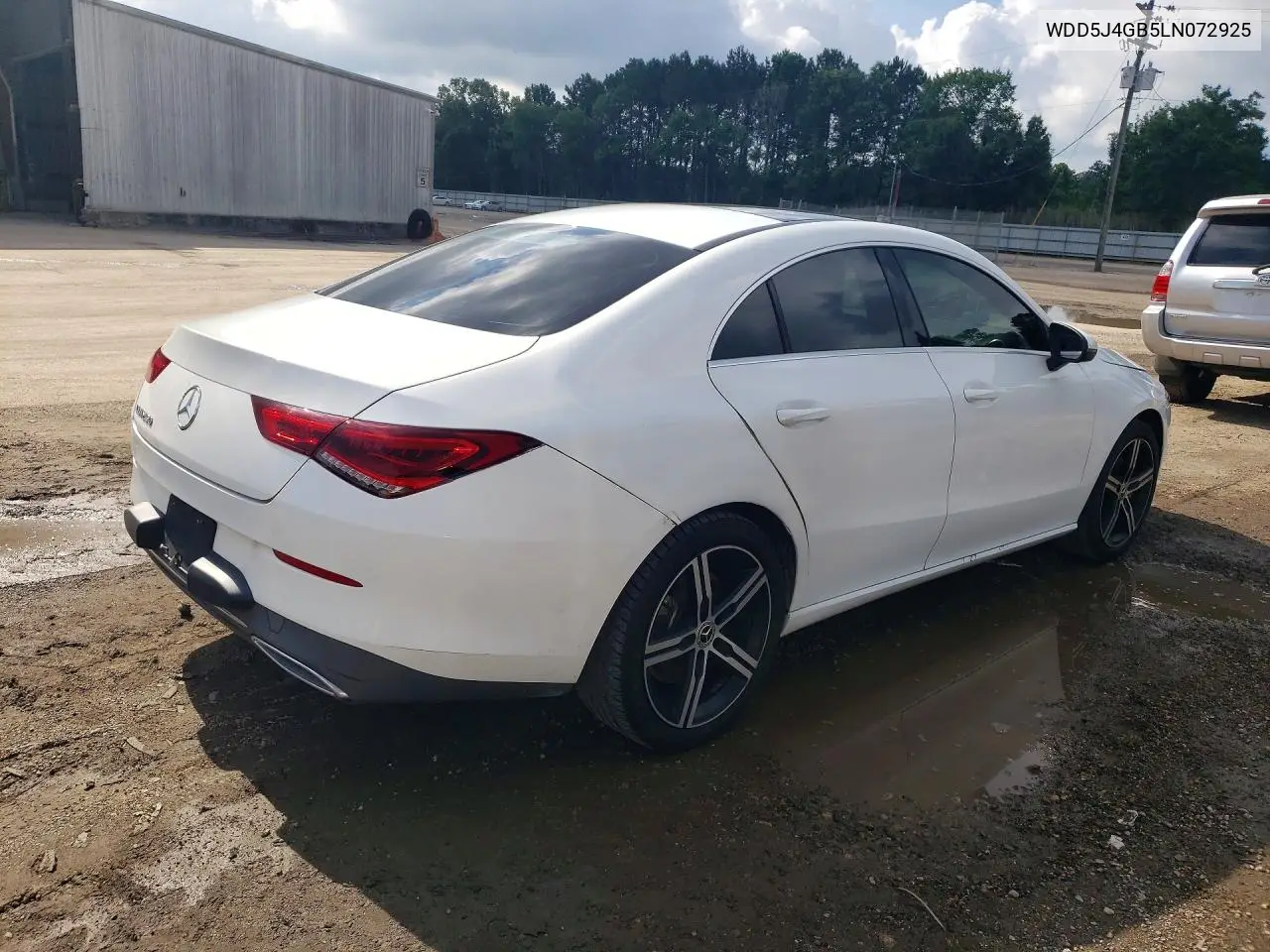 2020 Mercedes-Benz Cla 250 VIN: WDD5J4GB5LN072925 Lot: 55175596