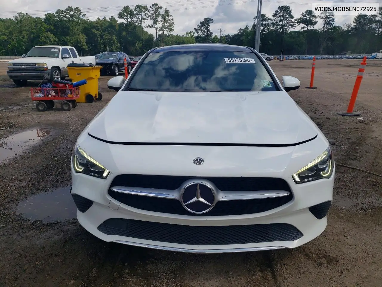 2020 Mercedes-Benz Cla 250 VIN: WDD5J4GB5LN072925 Lot: 55175596