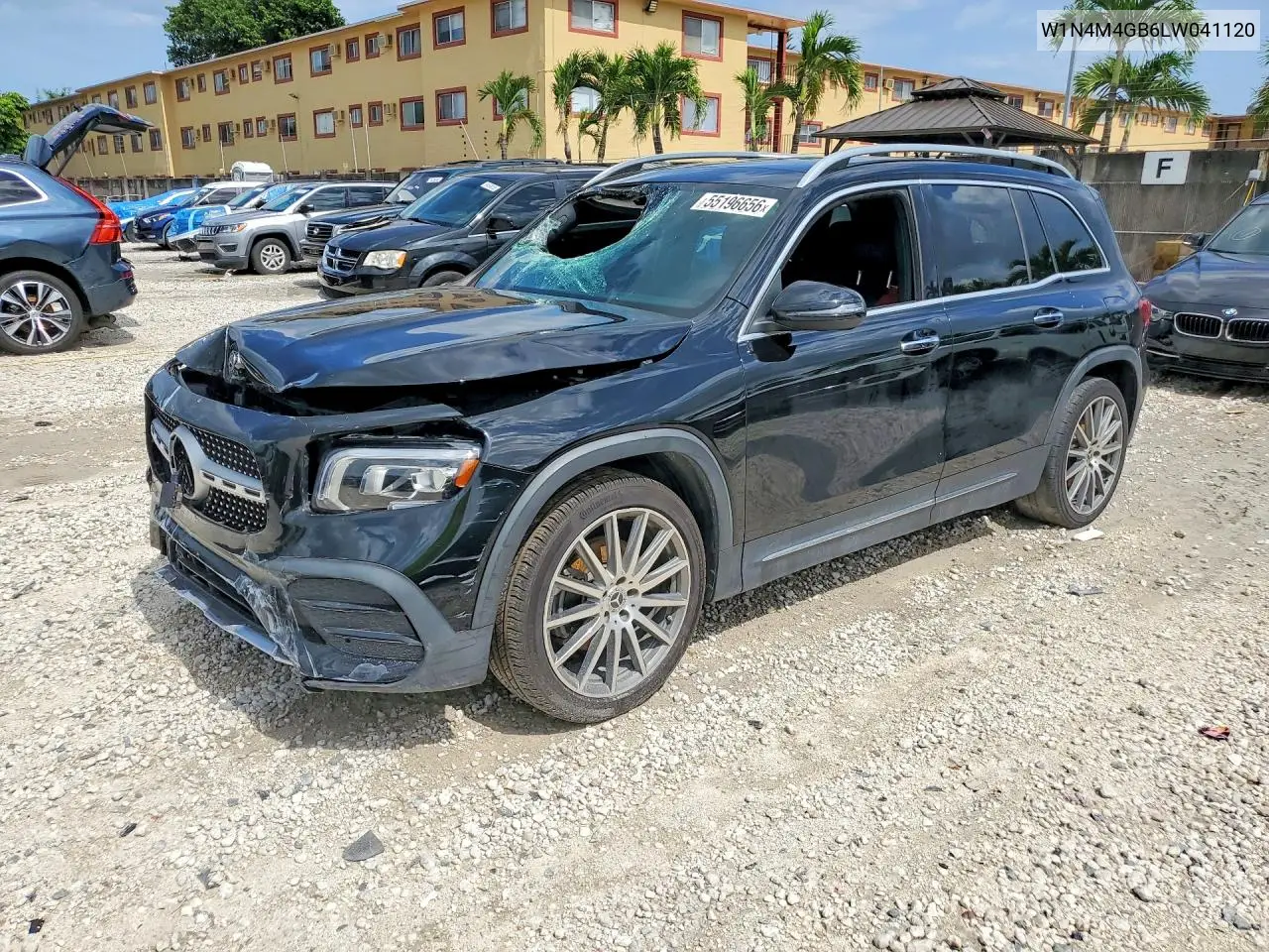 2020 Mercedes-Benz Glb 250 VIN: W1N4M4GB6LW041120 Lot: 55196656