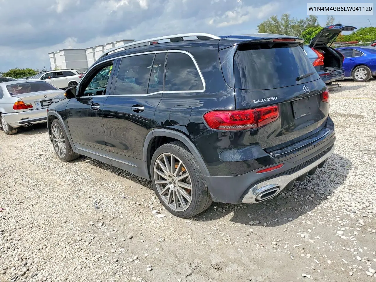 2020 Mercedes-Benz Glb 250 VIN: W1N4M4GB6LW041120 Lot: 55196656