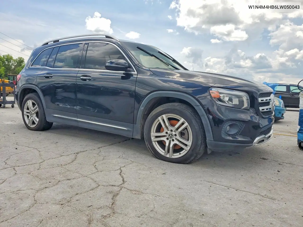 2020 Mercedes-Benz Glb 250 4Matic VIN: W1N4M4HB6LW050043 Lot: 55303706