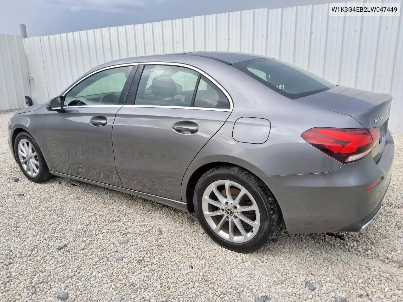 2020 Mercedes-Benz A 220 VIN: W1K3G4EB2LW047449 Lot: 55769106