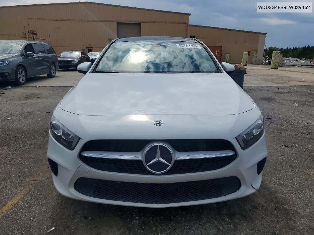2020 Mercedes-Benz A 220 VIN: WDD3G4EB9LW039462 Lot: 55783366