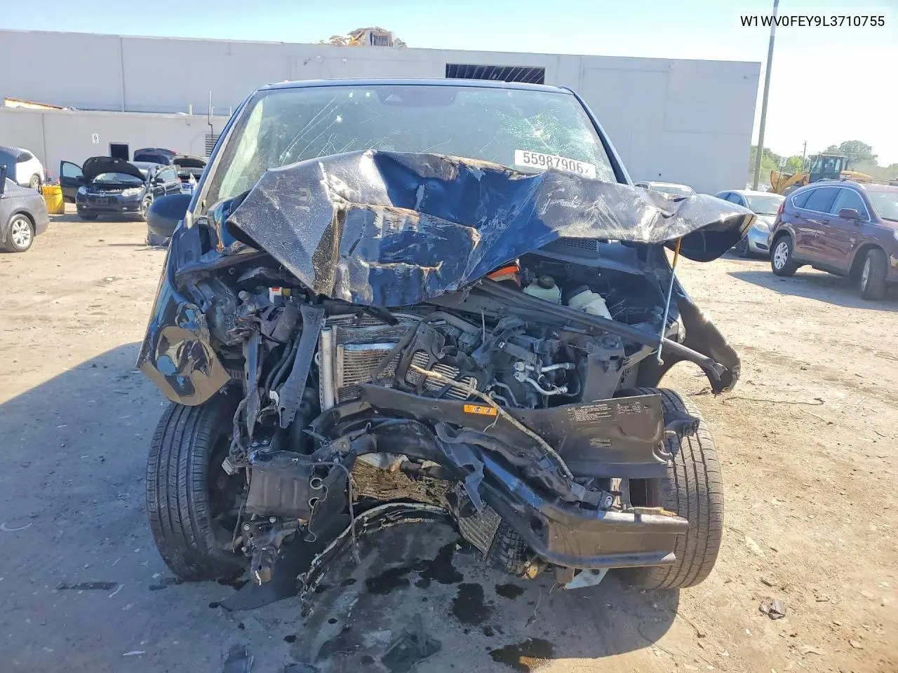 2020 Mercedes Benz Metris VIN: W1WV0FEY9L3710755 Lot: 55987906