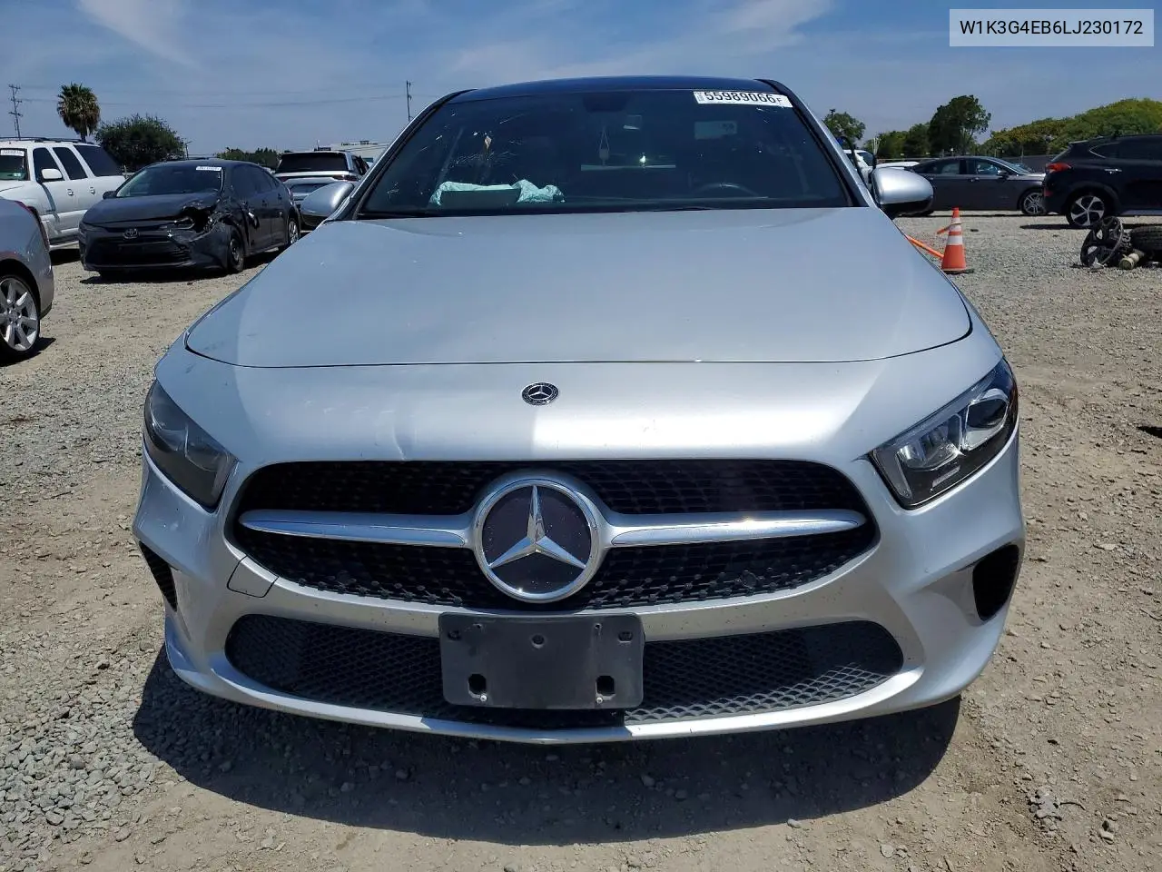 2020 Mercedes-Benz A 220 VIN: W1K3G4EB6LJ230172 Lot: 55989066