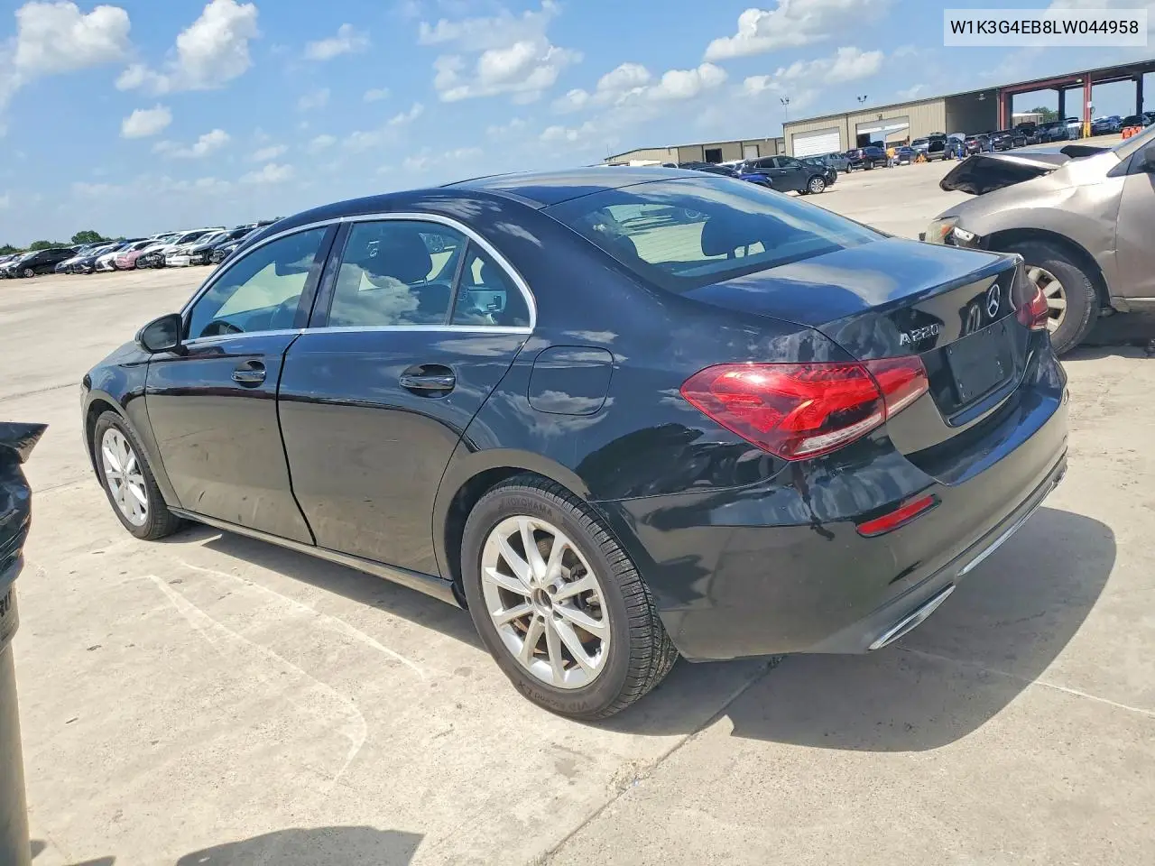 2020 Mercedes-Benz A 220 VIN: W1K3G4EB8LW044958 Lot: 56542766