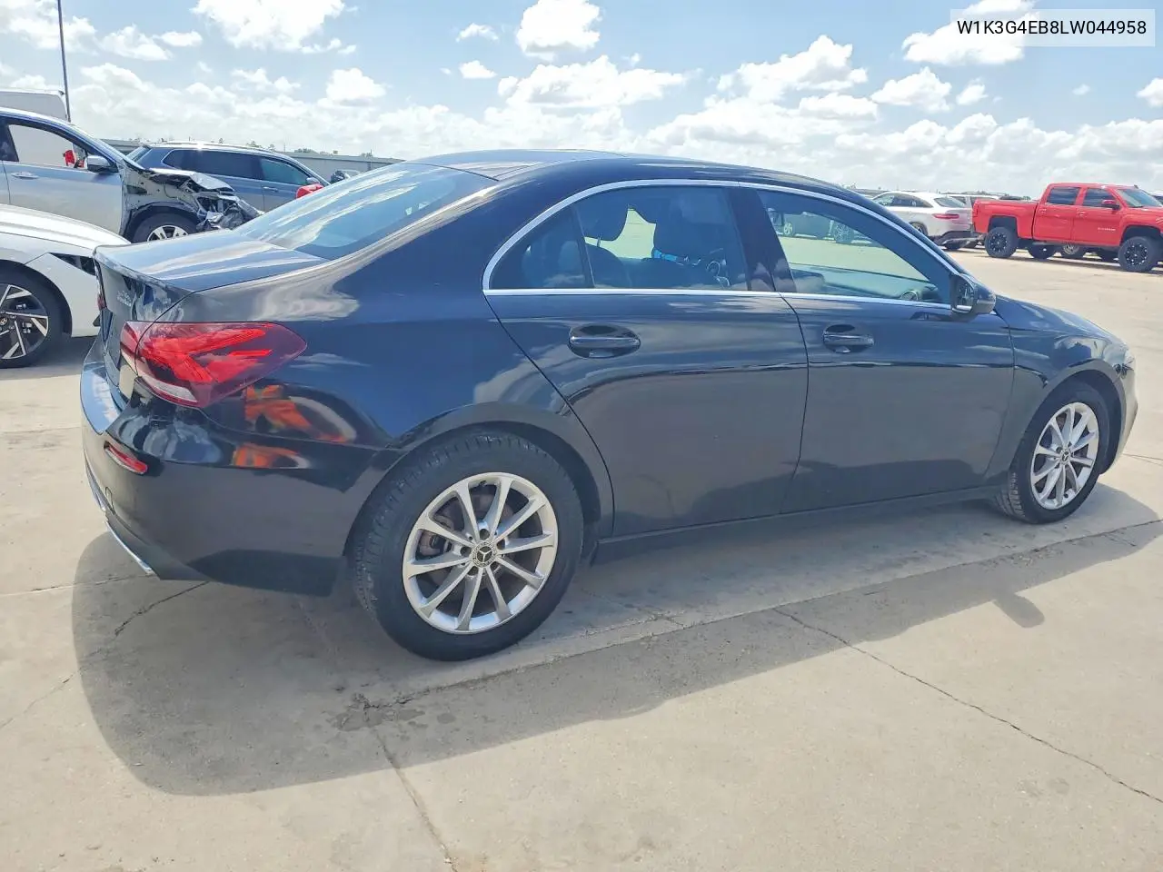 2020 Mercedes-Benz A 220 VIN: W1K3G4EB8LW044958 Lot: 56542766