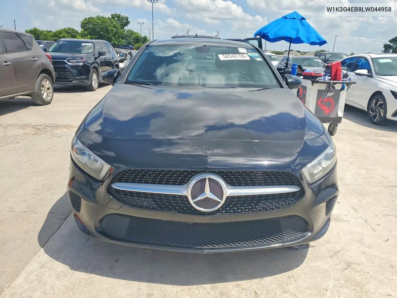 2020 Mercedes-Benz A 220 VIN: W1K3G4EB8LW044958 Lot: 56542766