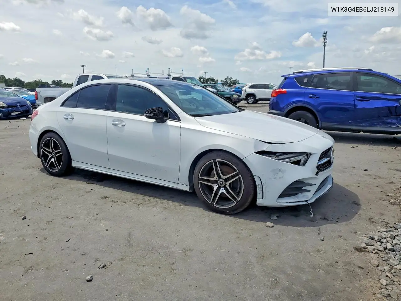 2020 Mercedes-Benz A 220 VIN: W1K3G4EB6LJ218149 Lot: 57087106