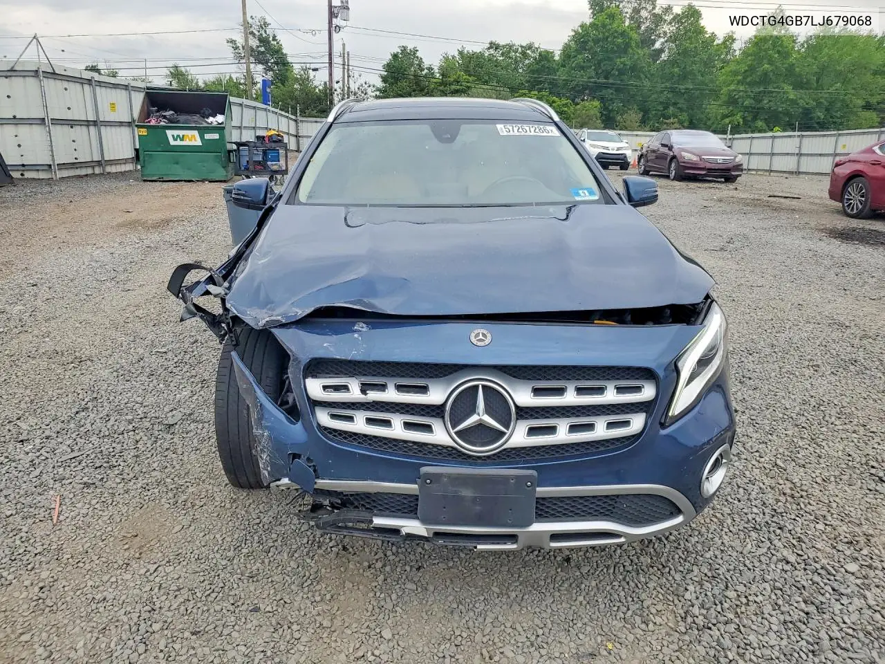 2020 Mercedes-Benz Gla 250 VIN: WDCTG4GB7LJ679068 Lot: 57267286