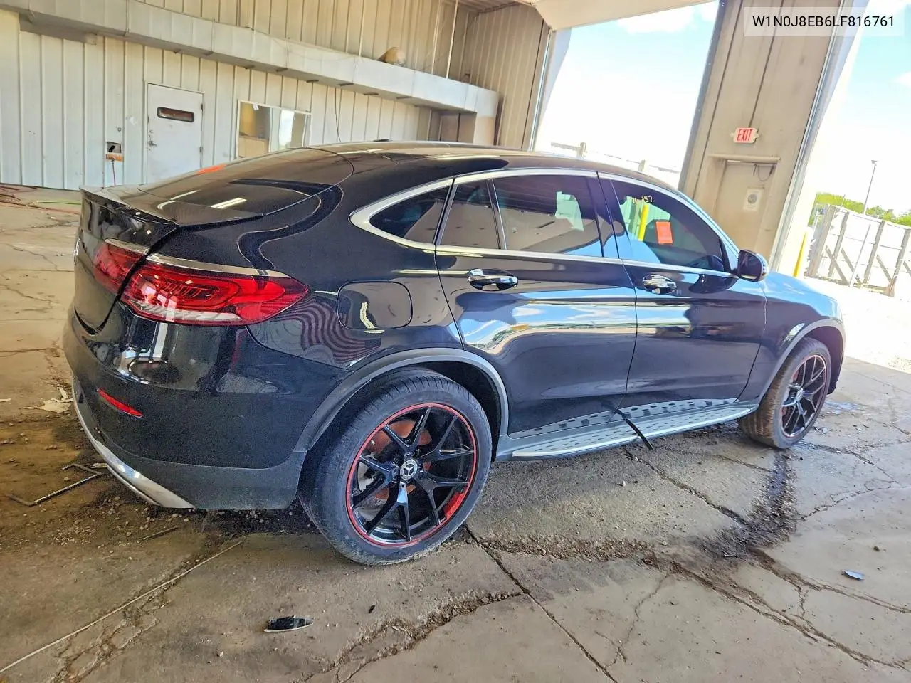 2020 Mercedes-Benz Glc Coupe 300 4Matic VIN: W1N0J8EB6LF816761 Lot: 57314636