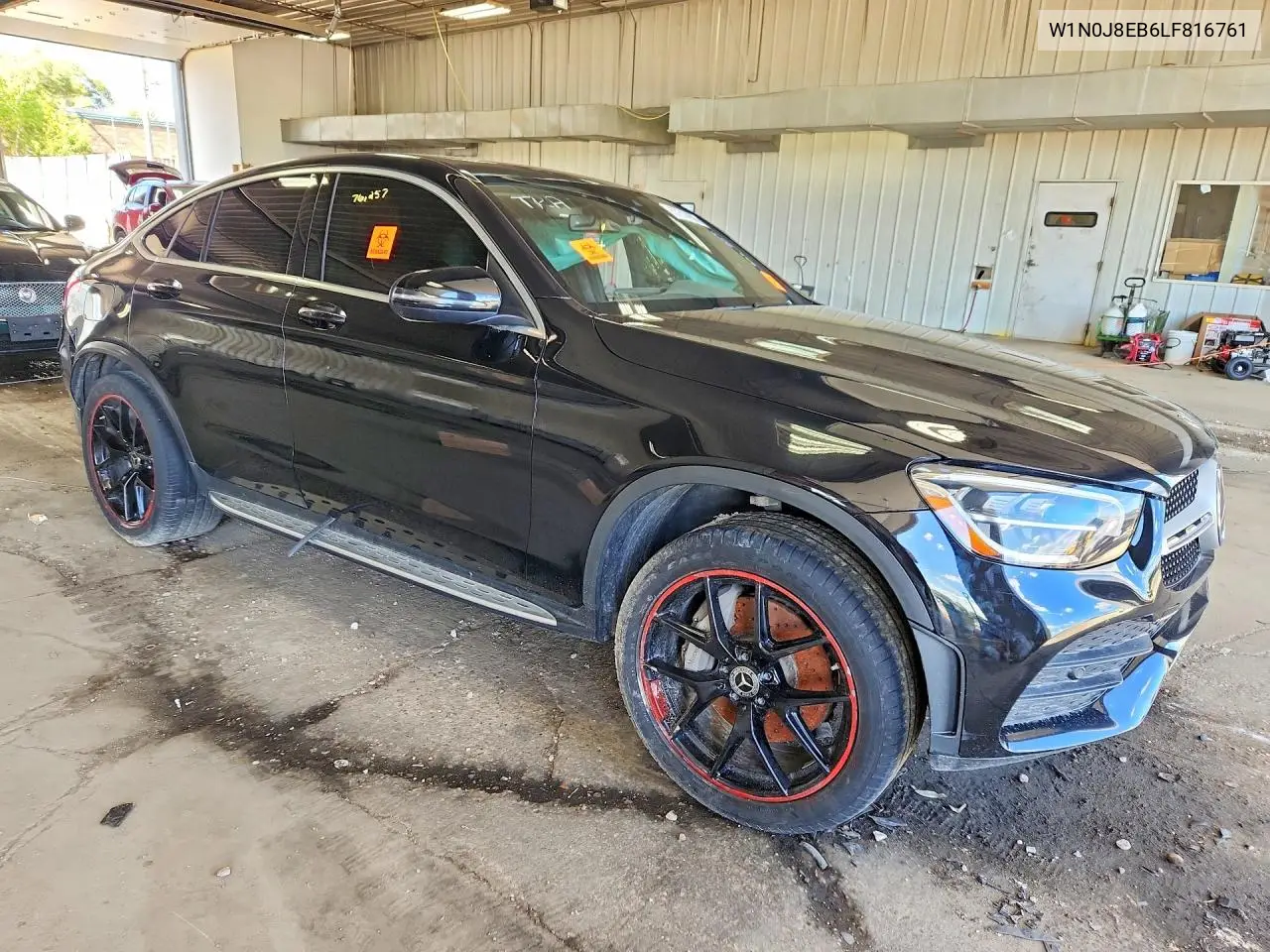 2020 Mercedes-Benz Glc Coupe 300 4Matic VIN: W1N0J8EB6LF816761 Lot: 57314636