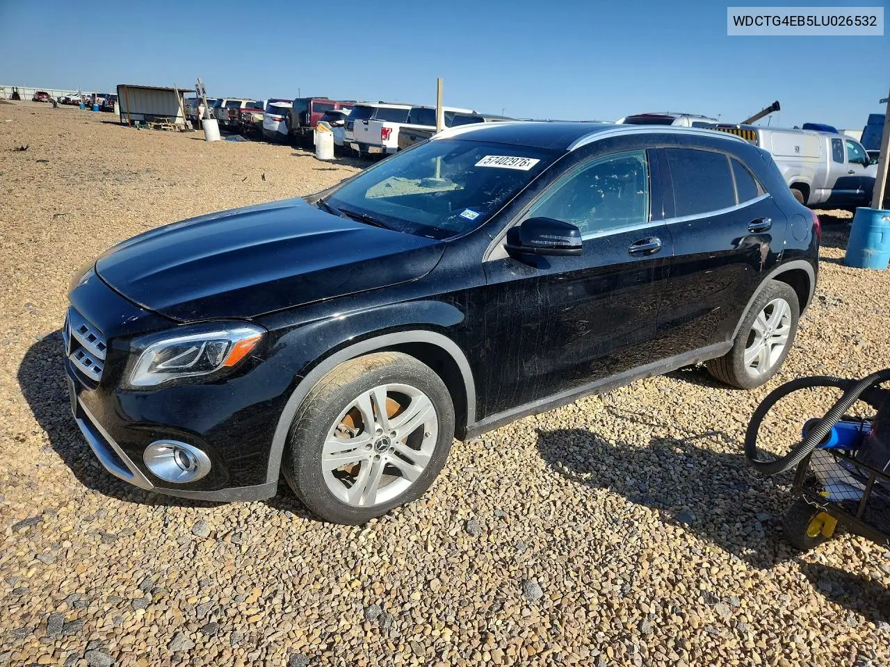 2020 Mercedes-Benz Gla 250 VIN: WDCTG4EB5LU026532 Lot: 57402976