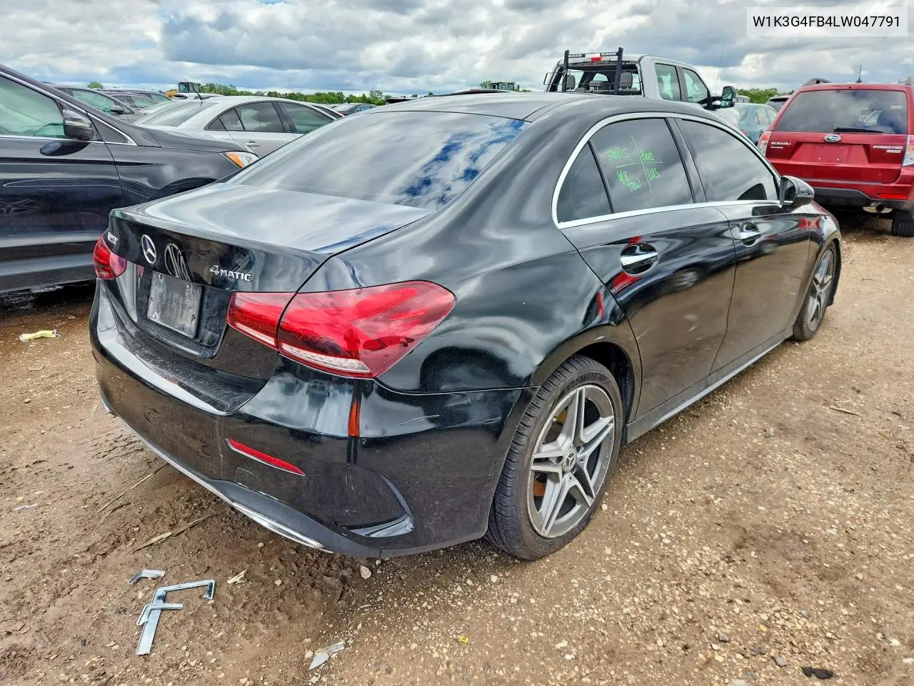 2020 Mercedes-Benz A 220 4Matic VIN: W1K3G4FB4LW047791 Lot: 57406016