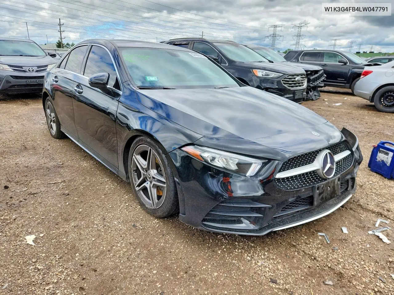 2020 Mercedes-Benz A 220 4Matic VIN: W1K3G4FB4LW047791 Lot: 57406016