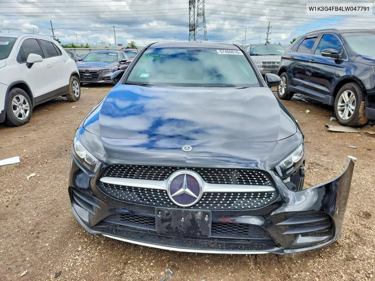 2020 Mercedes-Benz A 220 4Matic VIN: W1K3G4FB4LW047791 Lot: 57406016