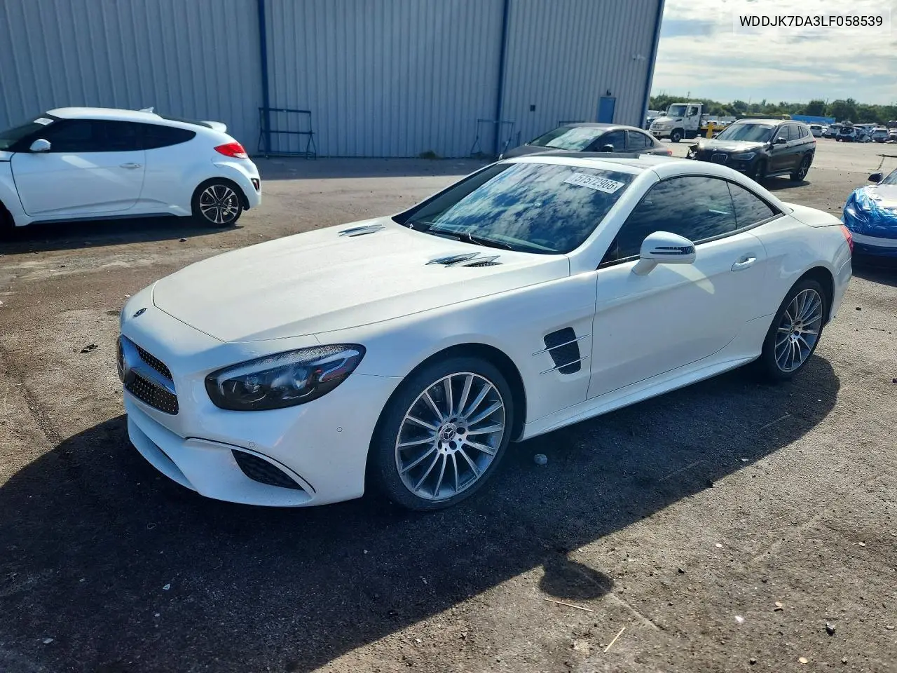 2020 Mercedes-Benz Sl 550 VIN: WDDJK7DA3LF058539 Lot: 57572966