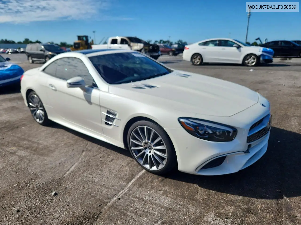 2020 Mercedes-Benz Sl 550 VIN: WDDJK7DA3LF058539 Lot: 57572966