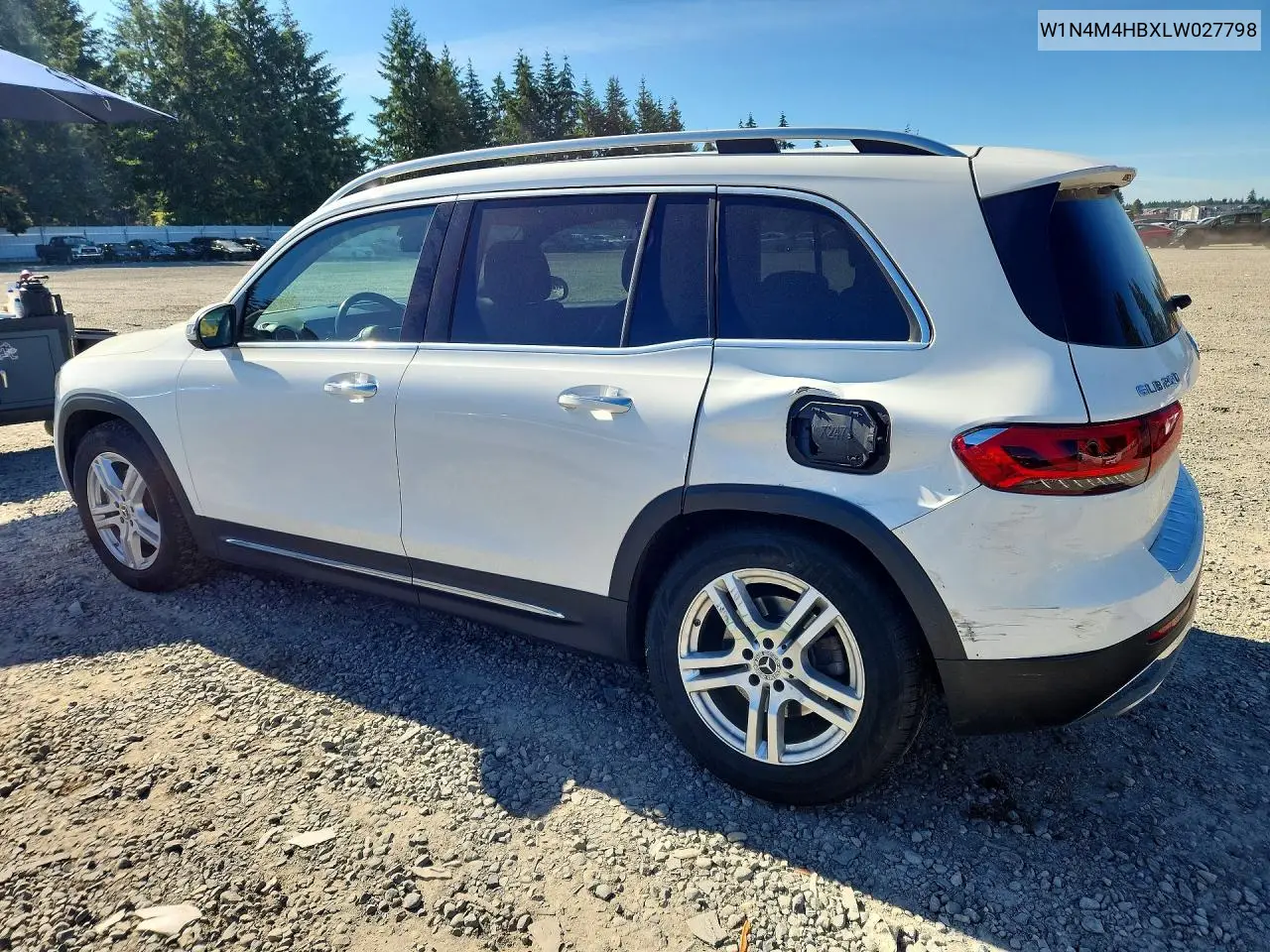 2020 Mercedes-Benz Glb 250 4Matic VIN: W1N4M4HBXLW027798 Lot: 57592976