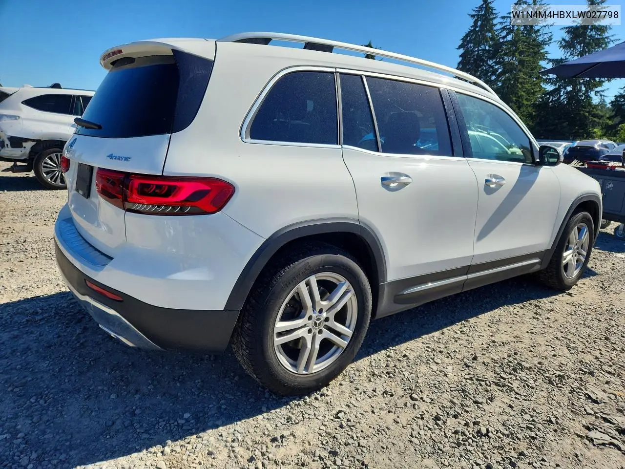 2020 Mercedes-Benz Glb 250 4Matic VIN: W1N4M4HBXLW027798 Lot: 57592976