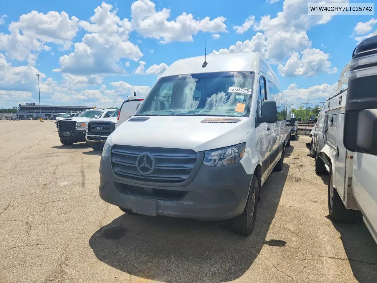 2020 Mercedes-Benz Sprinter 2500 VIN: W1W40CHY7LT025742 Lot: 57887826