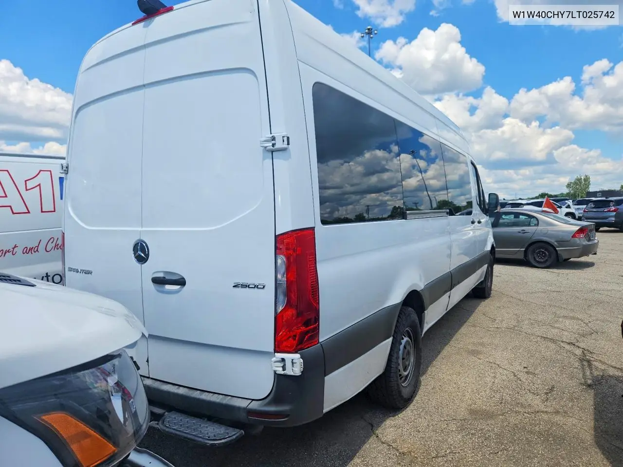 2020 Mercedes-Benz Sprinter 2500 VIN: W1W40CHY7LT025742 Lot: 57887826