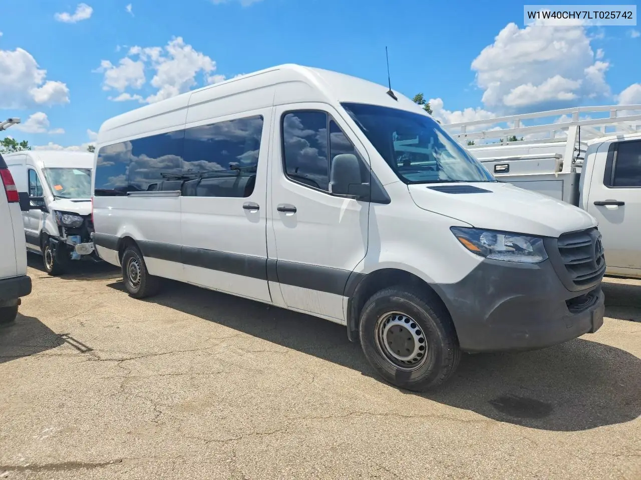 2020 Mercedes-Benz Sprinter 2500 VIN: W1W40CHY7LT025742 Lot: 57887826