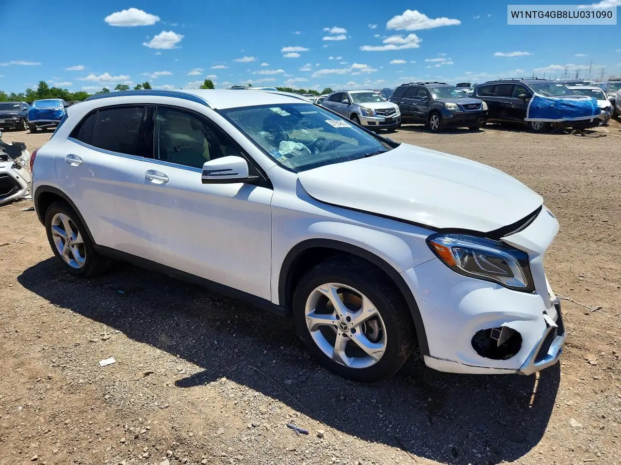 2020 Mercedes-Benz Gla 250 4Matic VIN: W1NTG4GB8LU031090 Lot: 57954316