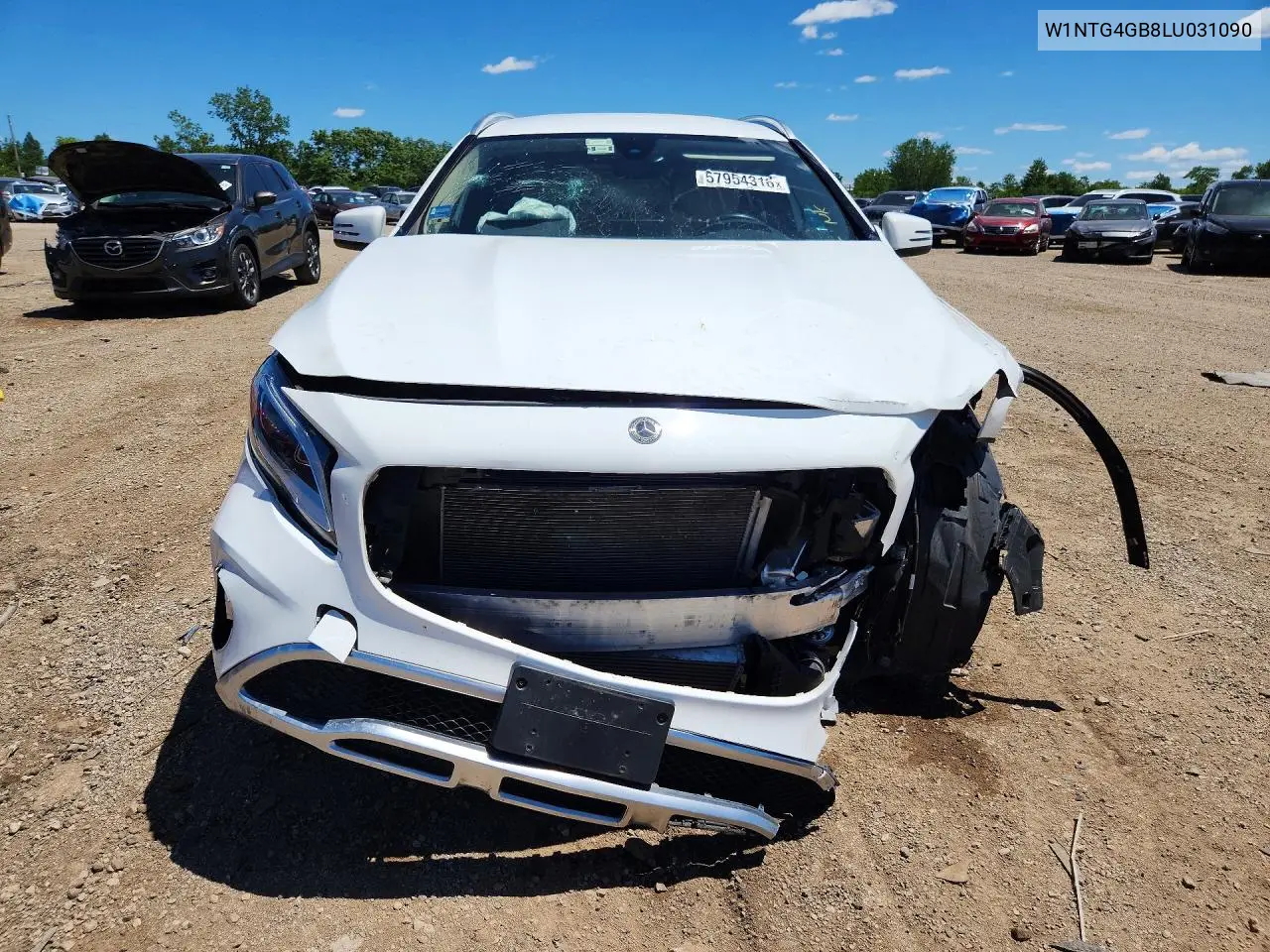 2020 Mercedes-Benz Gla 250 4Matic VIN: W1NTG4GB8LU031090 Lot: 57954316