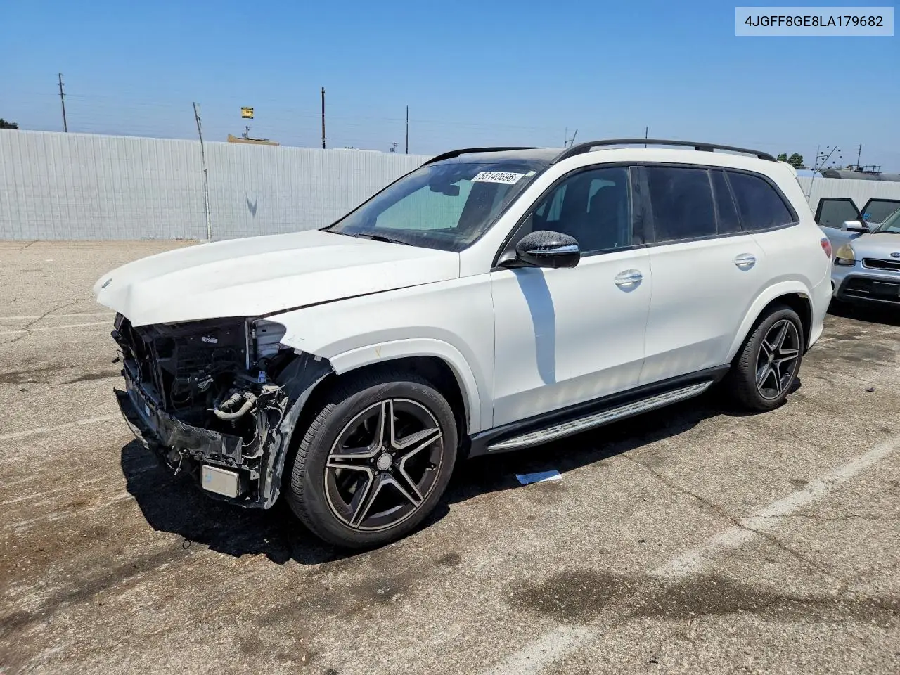 2020 Mercedes-Benz Gls 580 4Matic VIN: 4JGFF8GE8LA179682 Lot: 58140696