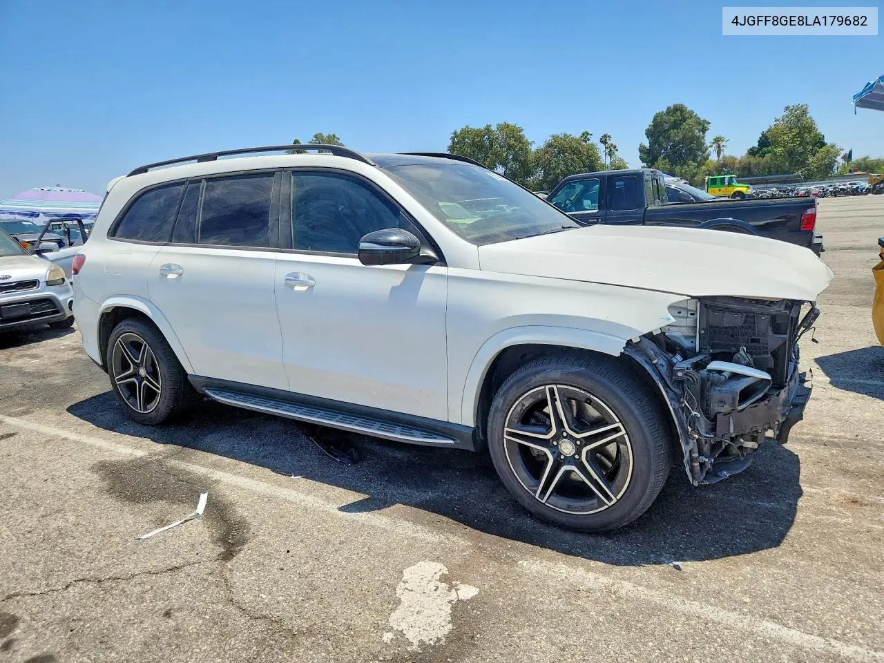 2020 Mercedes-Benz Gls 580 4Matic VIN: 4JGFF8GE8LA179682 Lot: 58140696