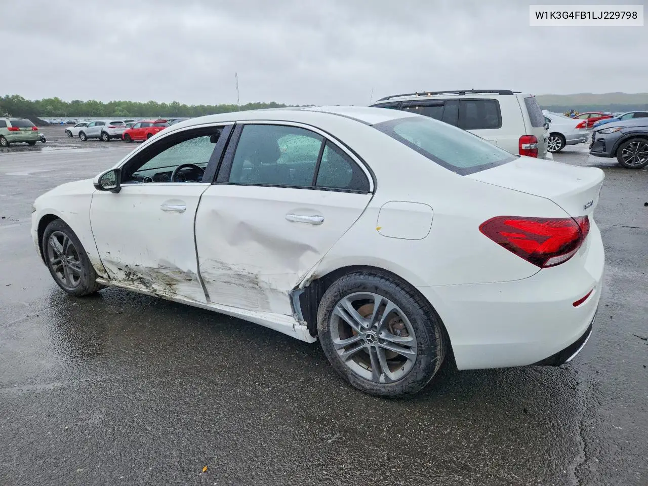2020 Mercedes-Benz A 220 4Matic VIN: W1K3G4FB1LJ229798 Lot: 58272416
