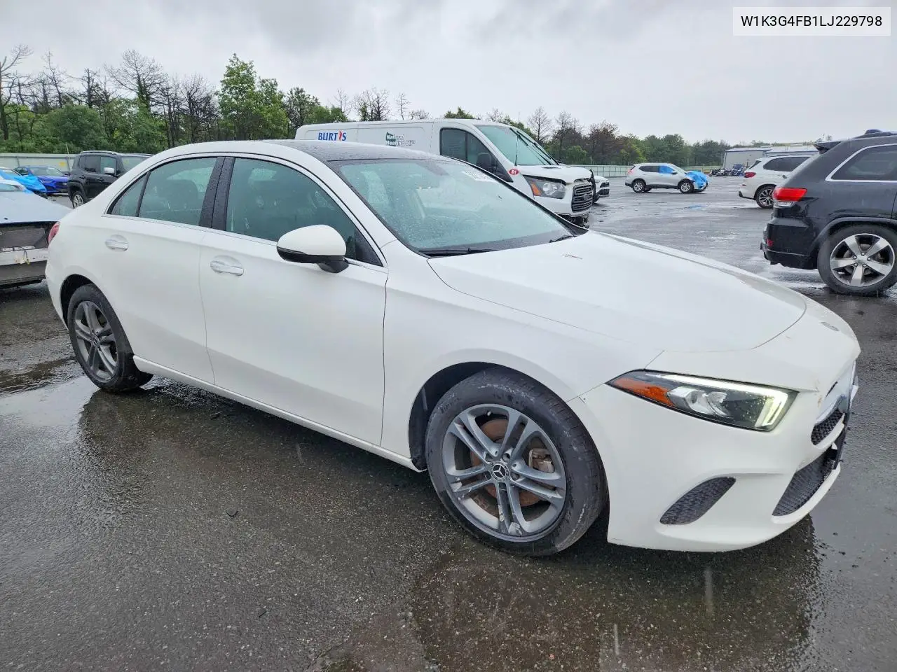 2020 Mercedes-Benz A 220 4Matic VIN: W1K3G4FB1LJ229798 Lot: 58272416