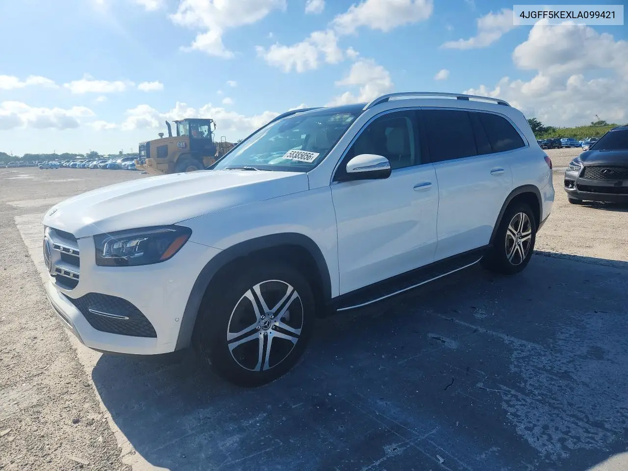 2020 Mercedes-Benz Gls 450 4Matic VIN: 4JGFF5KEXLA099421 Lot: 58385056