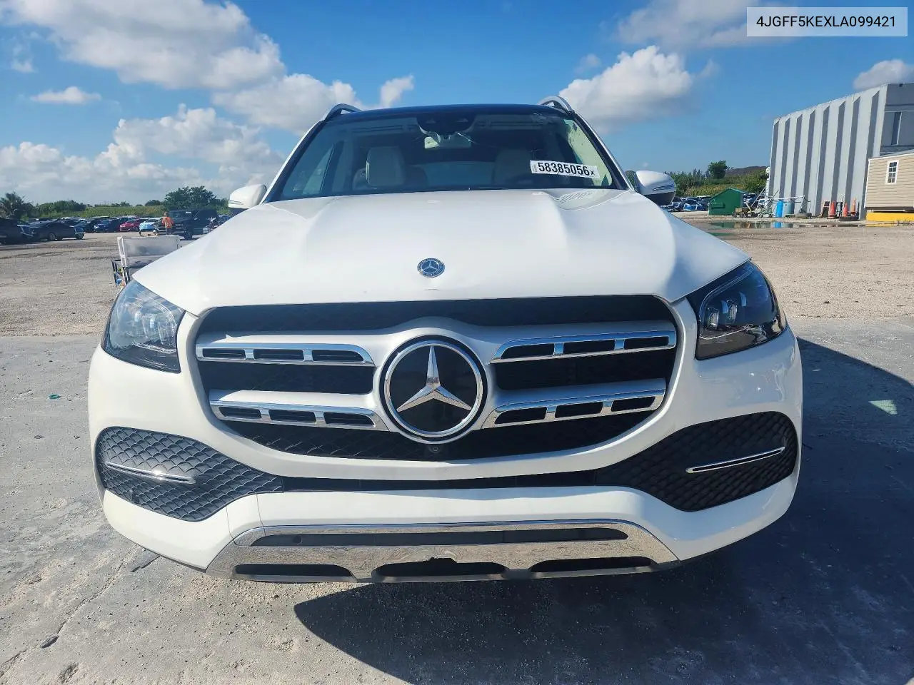 2020 Mercedes-Benz Gls 450 4Matic VIN: 4JGFF5KEXLA099421 Lot: 58385056