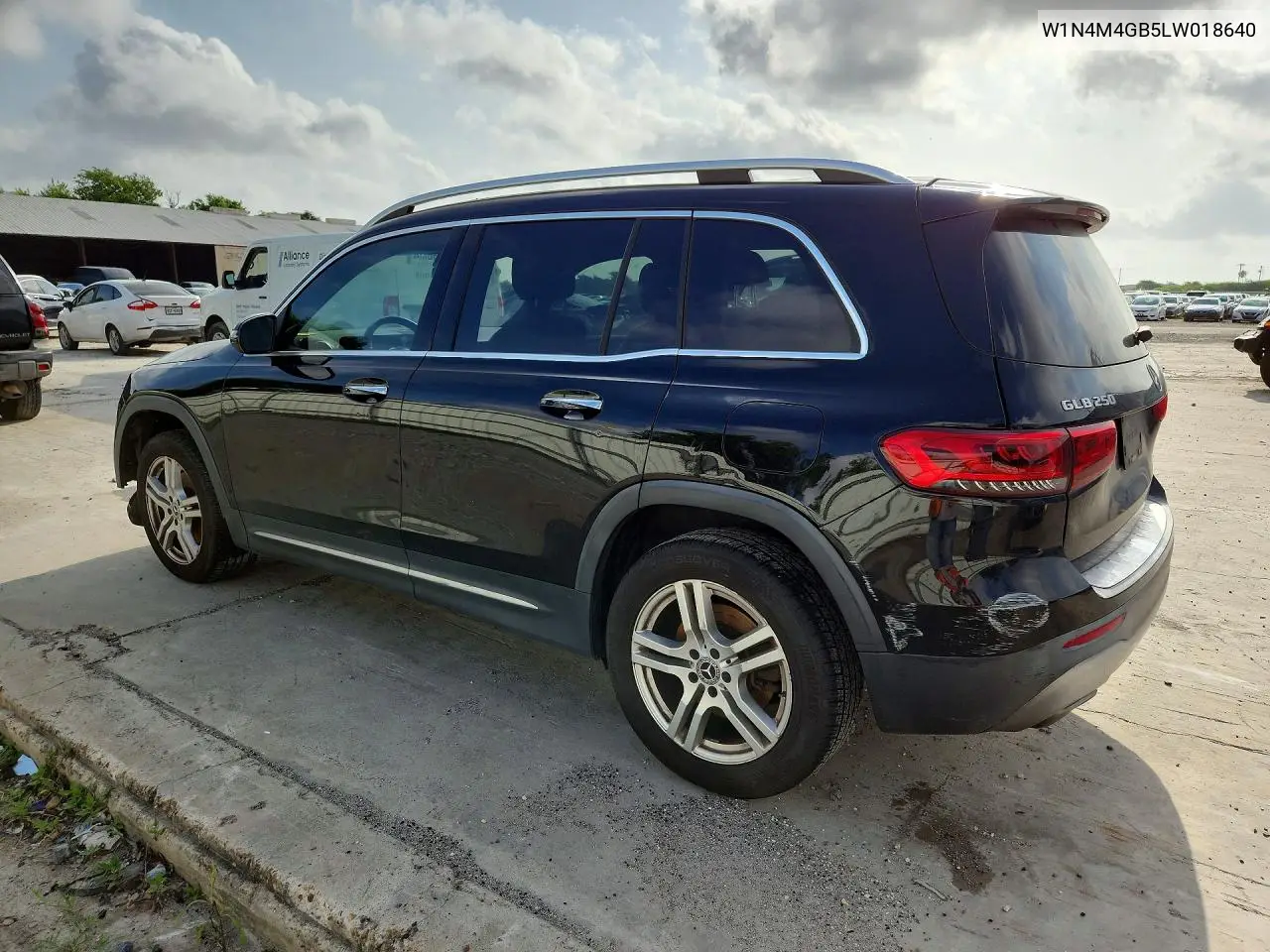 2020 Mercedes-Benz Glb 250 VIN: W1N4M4GB5LW018640 Lot: 58553606