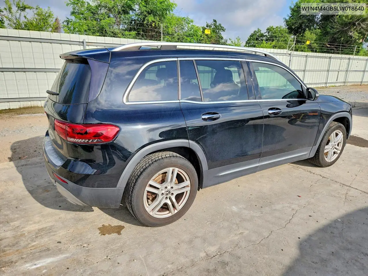 2020 Mercedes-Benz Glb 250 VIN: W1N4M4GB5LW018640 Lot: 58553606