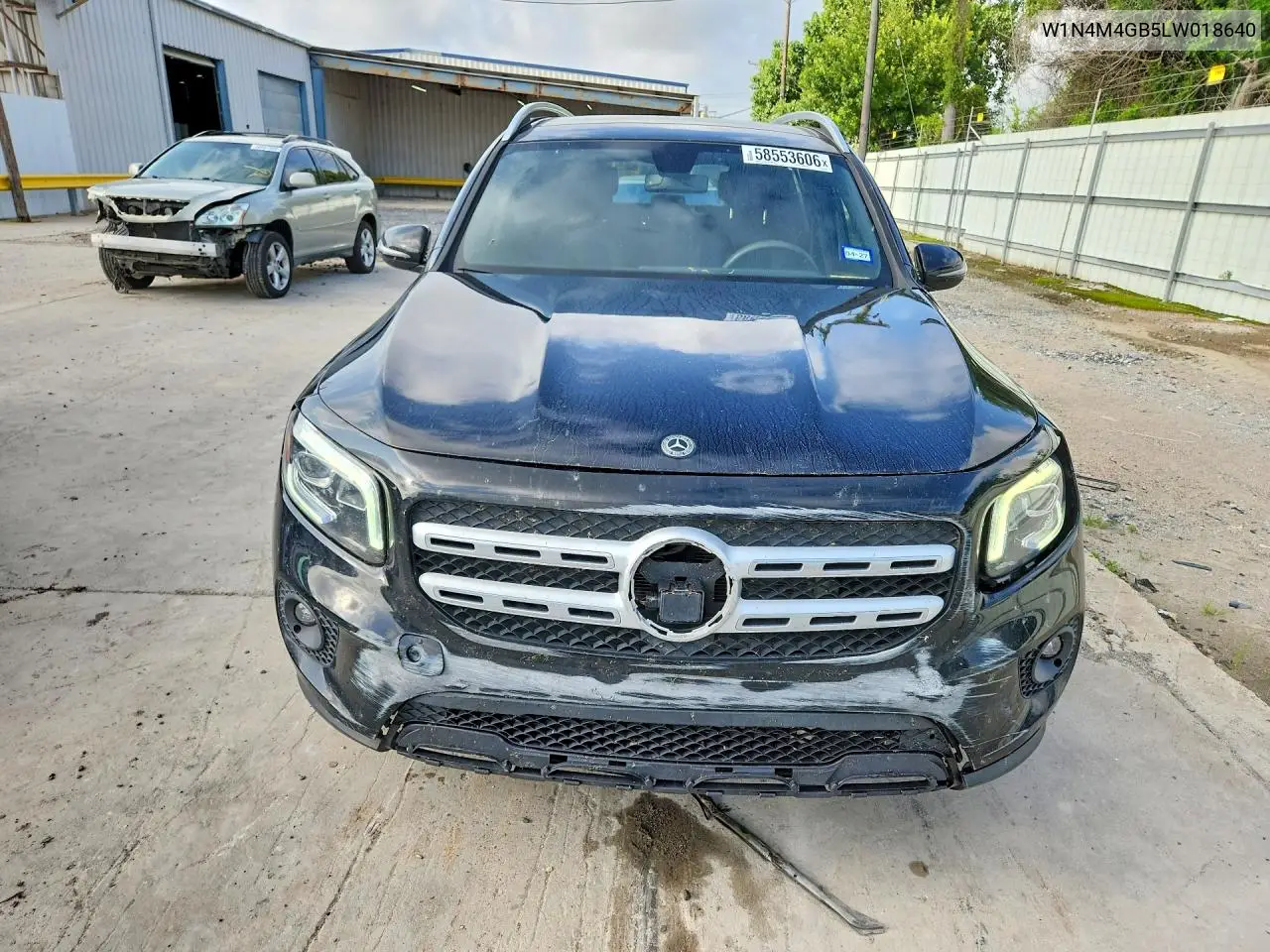 2020 Mercedes-Benz Glb 250 VIN: W1N4M4GB5LW018640 Lot: 58553606