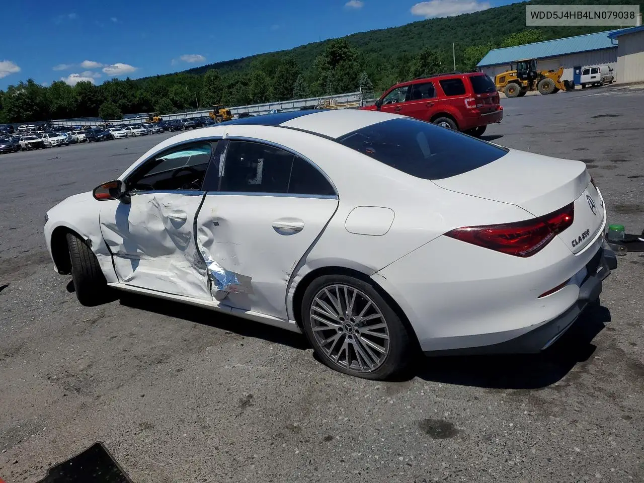 2020 Mercedes-Benz Cla 250 4Matic VIN: WDD5J4HB4LN079038 Lot: 58711976