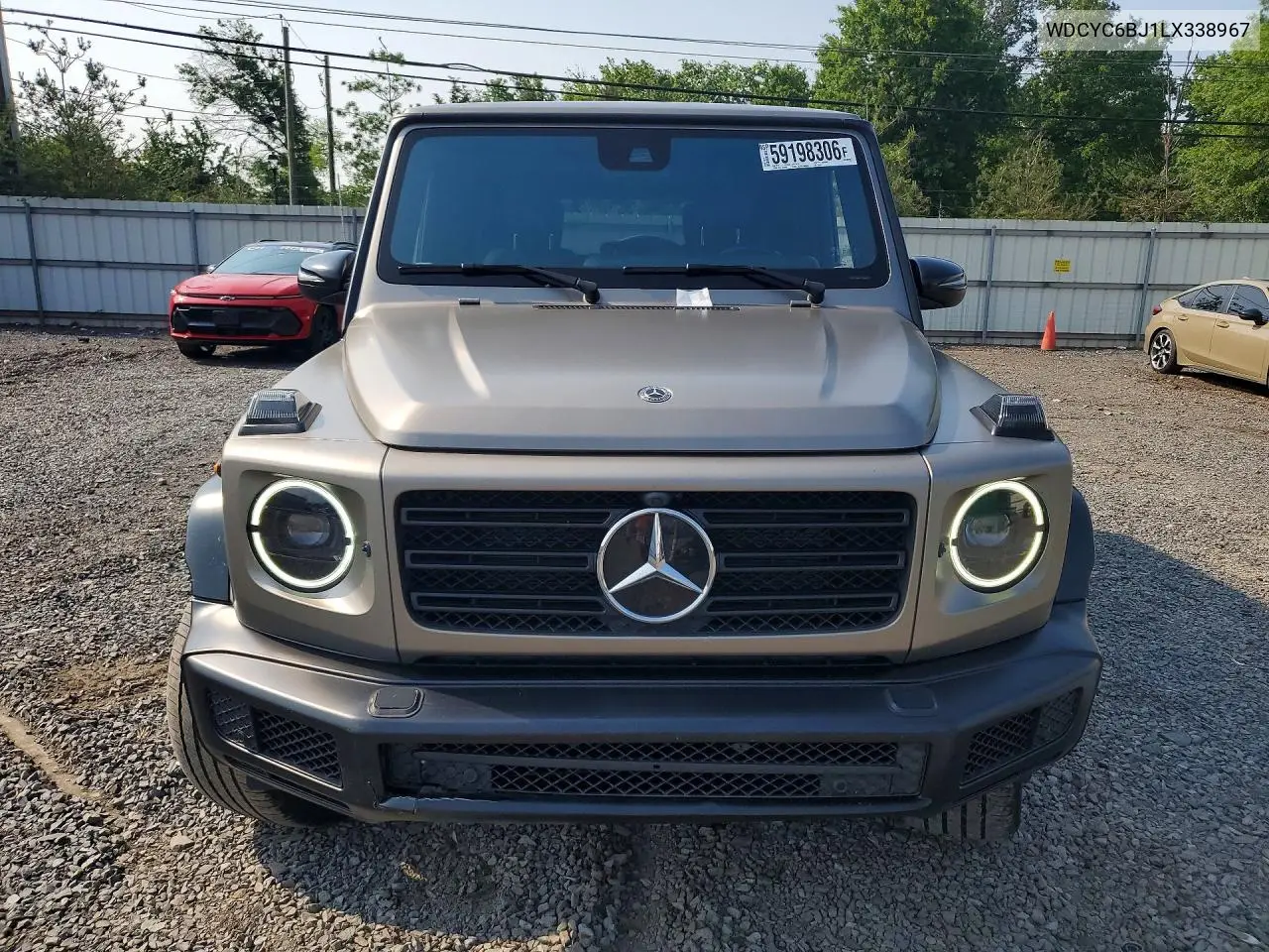 2020 Mercedes-Benz G 550 VIN: WDCYC6BJ1LX338967 Lot: 59198306