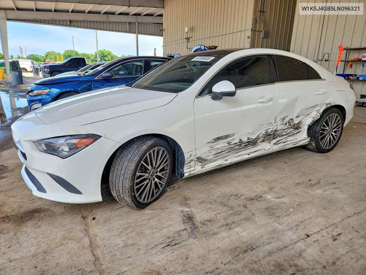 2020 Mercedes-Benz Cla 250 VIN: W1K5J4GB5LN096321 Lot: 59388606