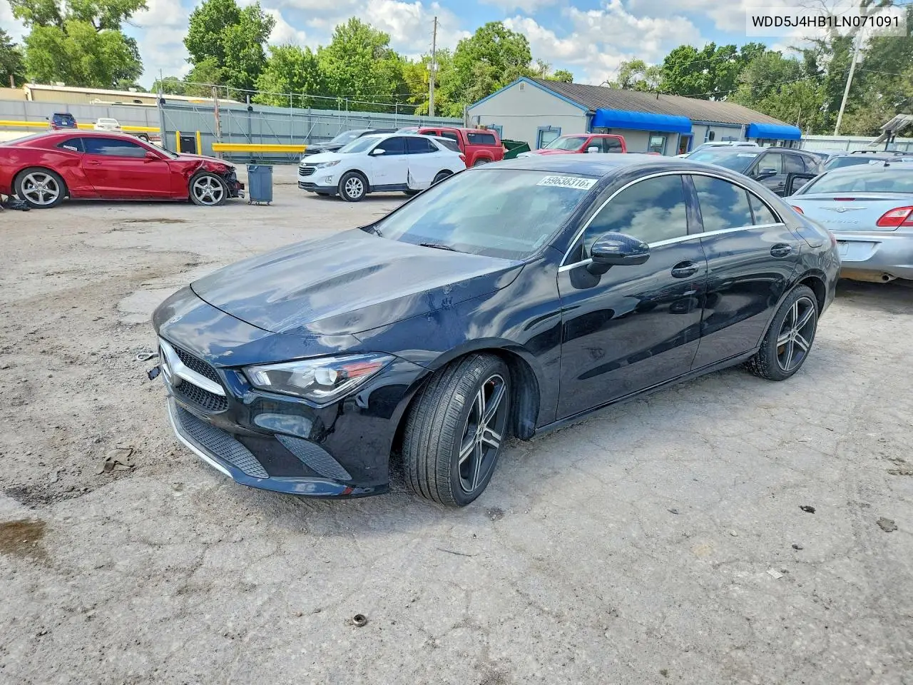 2020 Mercedes-Benz Cla 250 4Matic VIN: WDD5J4HB1LN071091 Lot: 59638316