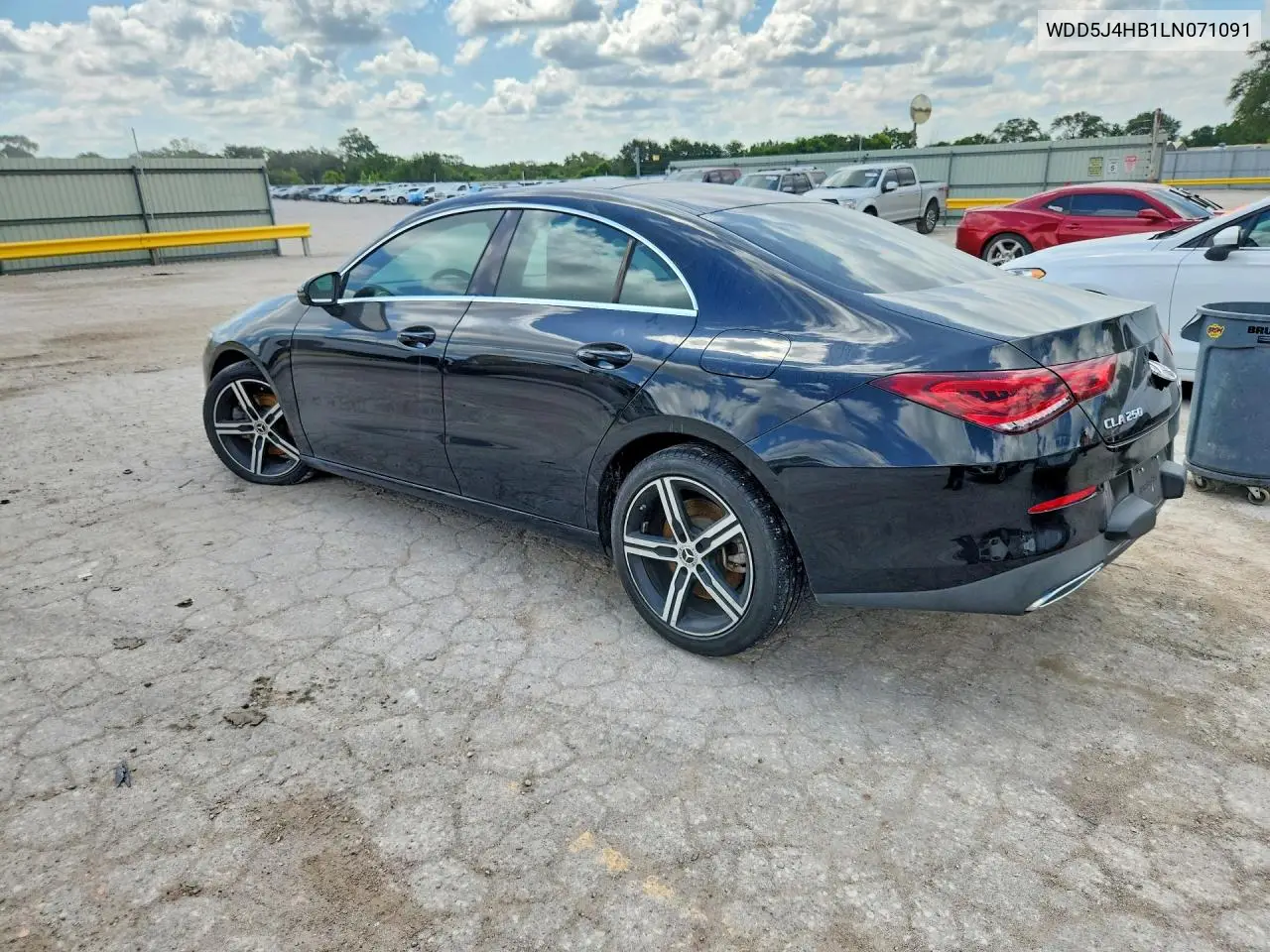 2020 Mercedes-Benz Cla 250 4Matic VIN: WDD5J4HB1LN071091 Lot: 59638316