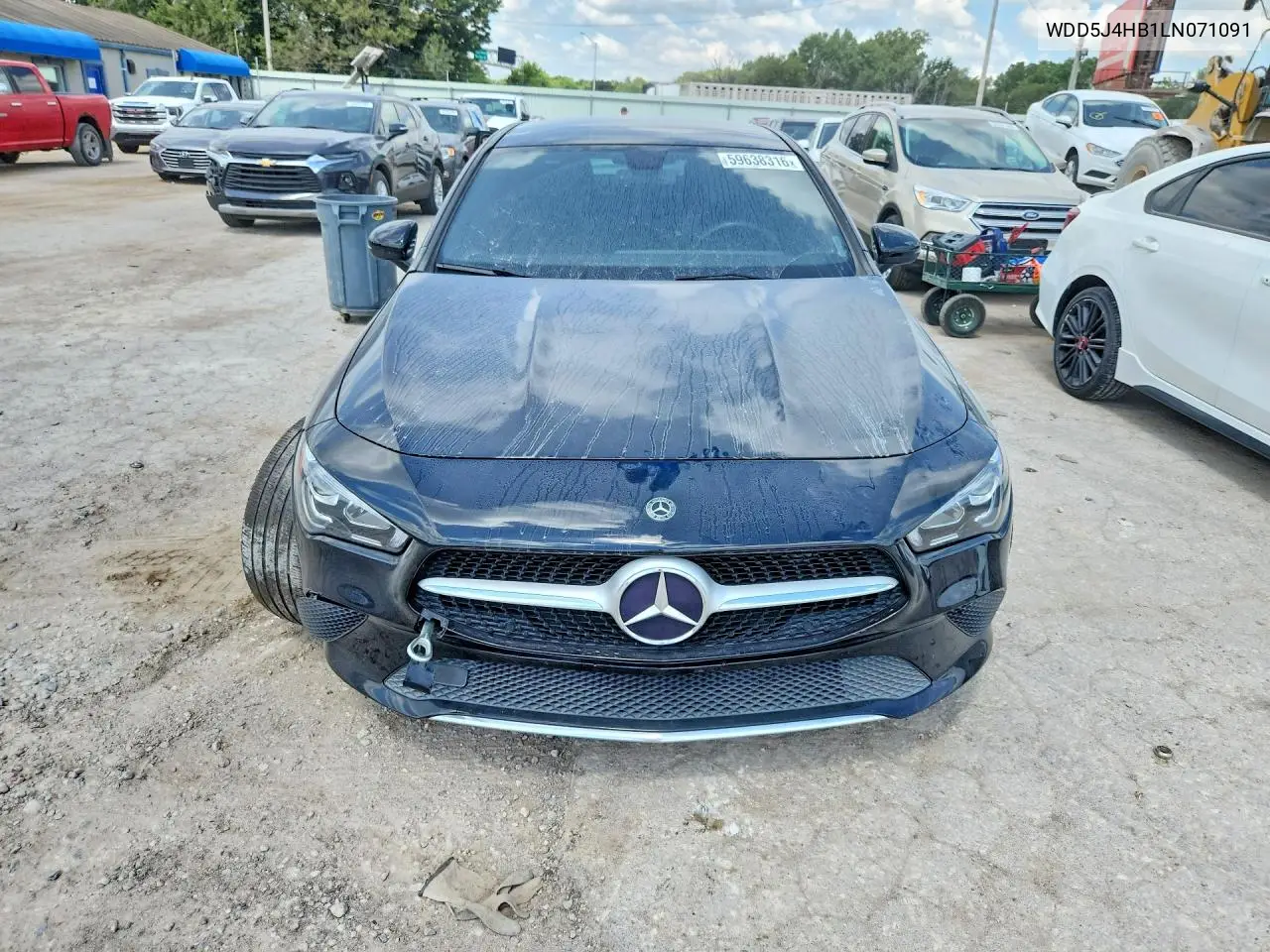2020 Mercedes-Benz Cla 250 4Matic VIN: WDD5J4HB1LN071091 Lot: 59638316