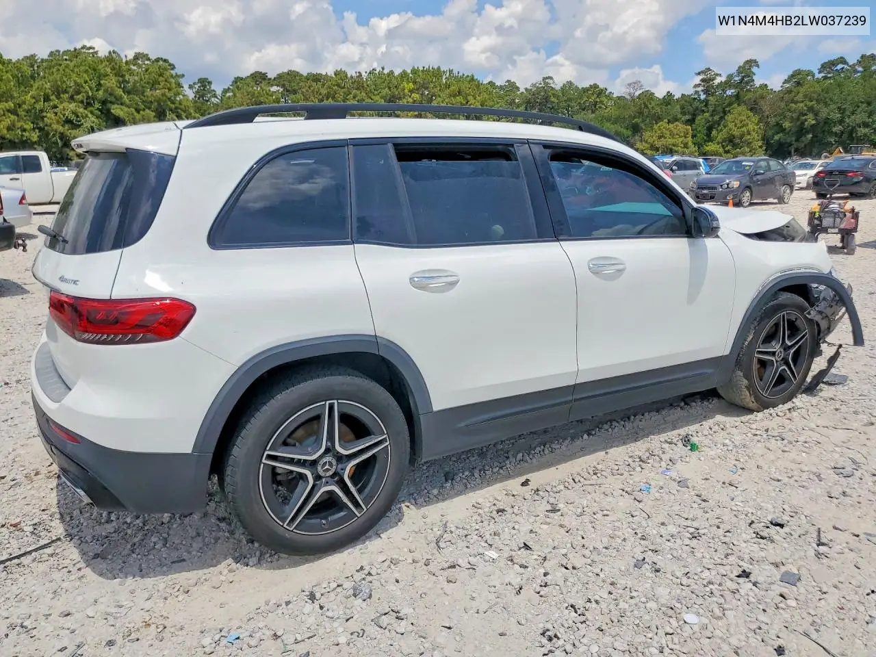 2020 Mercedes-Benz Glb 250 4Matic VIN: W1N4M4HB2LW037239 Lot: 59653816